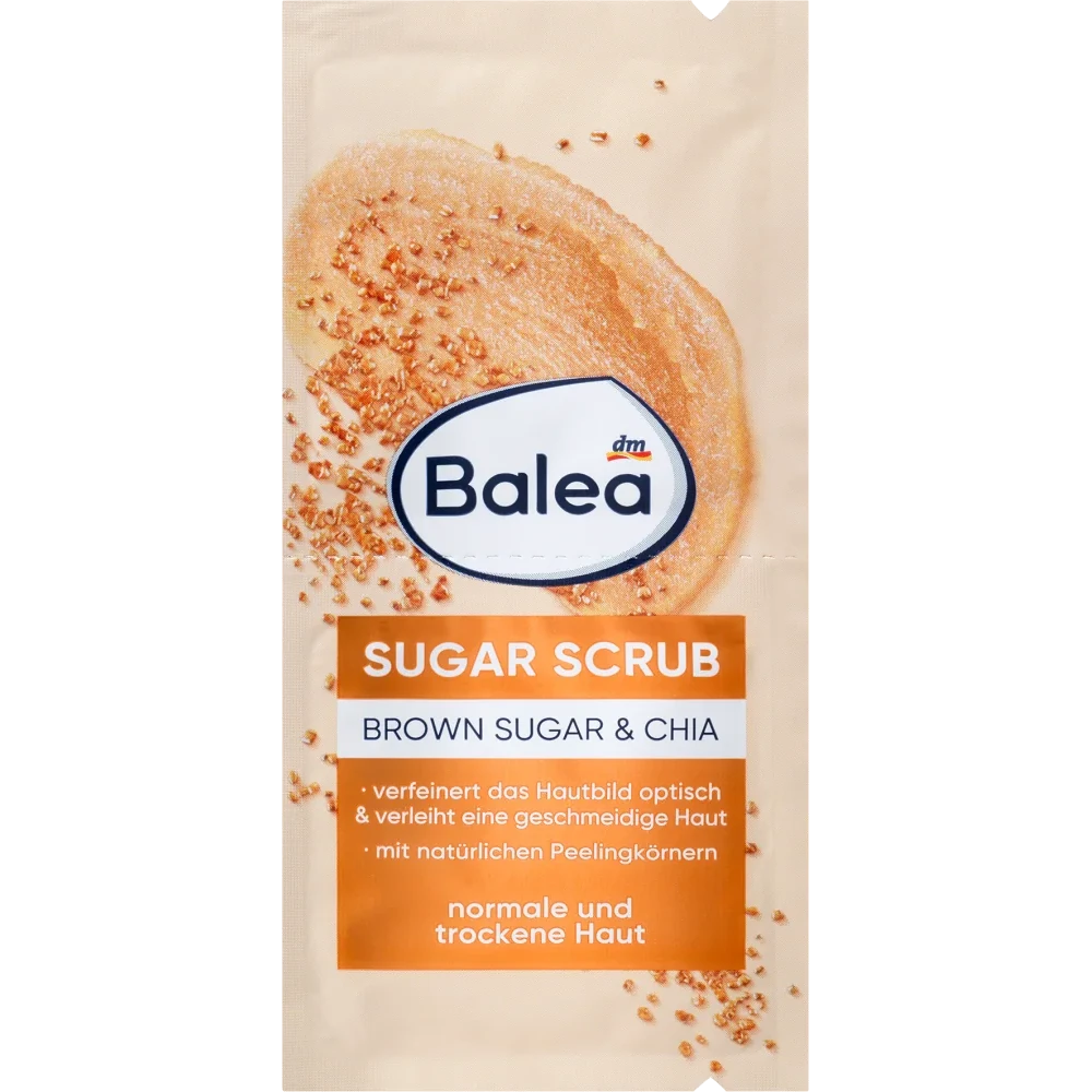 Balea Peeling Brown Sugar Scrub (2×8 ml)