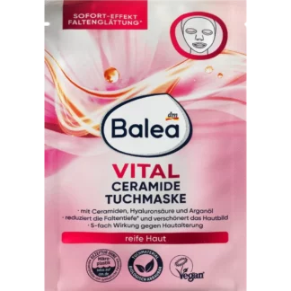 Balea Vital Ceramide Sheet Face Mask, 1pc.